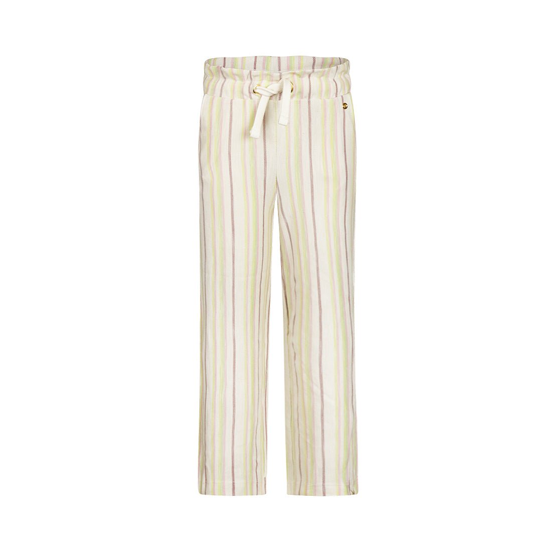 Pantalón Recto de Algodón con Rayas de Colores para Niña - Kool KidsKOKO NOKOKool KidsN58988-4YPantalón Recto de Algodón con Rayas de Colores para Niña4 AñosOff White8720815613111